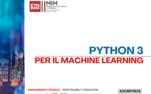 Formazione Avanzata in Machine Learning: lo Smart Lab ‘Python 3…